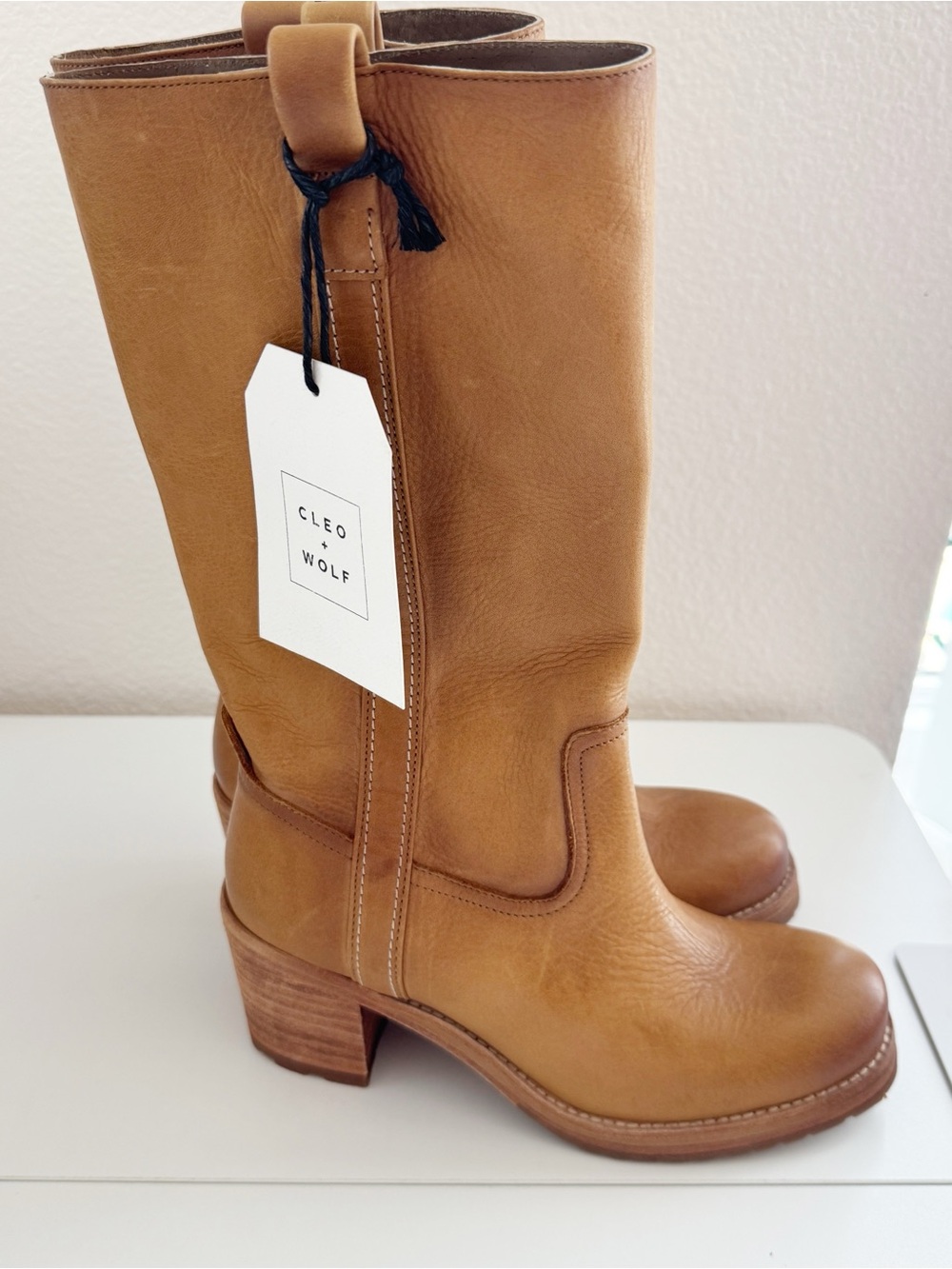 Cleo + Wolf Scout Fashion Boots Tan Size 7 NWT